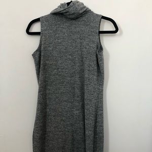 Midi Grey Sweater Dress
